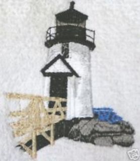 Lighthouse Towel Nautical Seashore Towel Decorative