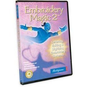 Embroidery Magic 2 Digitizing Lettering and Design Software Brand New