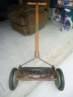 Vintage Dille McGuire Grass Groomer Reel Rotary Lawn Mower Richmond IN