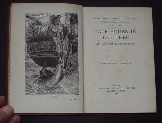 Half Hours in The Deep Oceans Fishes Corals 1896 1st