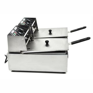 features dual tank commercial grade deep fryer heavy duty stainless
