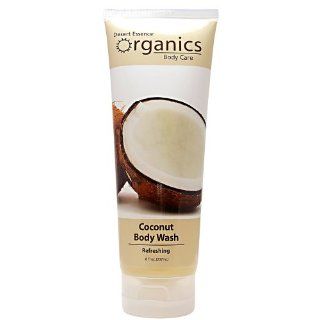 Desert Essence Organics Body Care Refreshing Body Wash Coconut 8 Oz