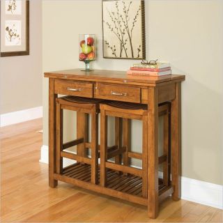 Home Styles Expandable Solid Wood Console Dining Table