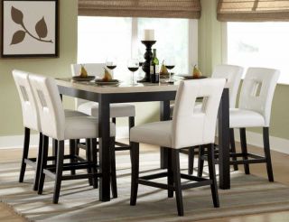   COUNTER HEIGHT DINING TABLE CHAIRS DINING ROOM FURNITURE SET SALE