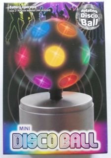 Choose from 3 Mini Rotating Disco Ball Lights Visual Stimulation