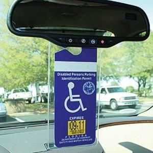 New Handicap Placard Protective Plastic Holders Set 2
