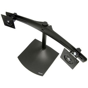  Ergotron DS100 Dual Monitor Desk Stand Up to 62lb Up to 24 In