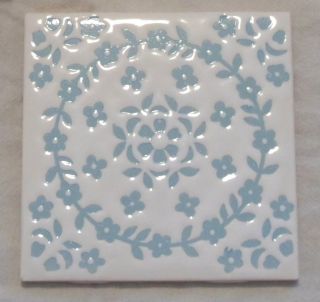 Johnson Ceramic Tiles Blue Blossom Design Discontinued Kitchen