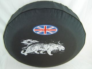 discovery black denim vinyl tire cover fits landrover discovery