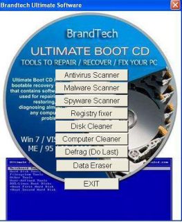  BOOT DISK INCLUDES XP & VISTA WINDOWS SYSTEM RECOVERY All in 1