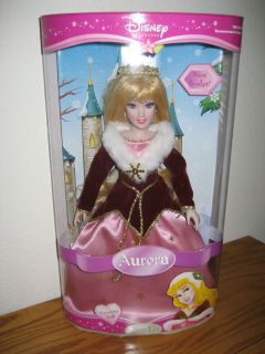 Disney Brass Key Doll Holiday Edition Sleeping Beauty Aurora 13 2006