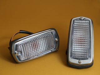 genuine parts datsun front and or rear fender indicator clear lights