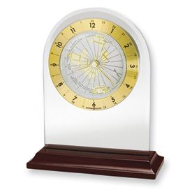 New Howard Miller® World Time Arch Table Clock Gift
