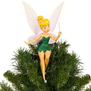  Tinker Bell Green Christmas Tree Topper Light up Figurine