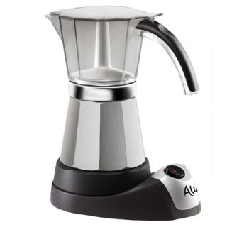delonghi emk6 alicia moka 3 6 cup espresso maker new