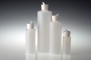 16 oz Plastic Bottles w Polytop Dispensing Caps 12