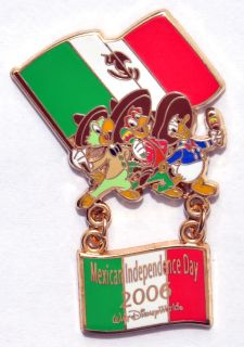 Pin 49663 WDW   Mexican Independence Day 2006 (The Three Caballeros)