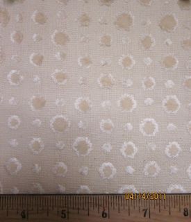  Allen Drapery Upholstery Fabric Dewdrop Jasmine Cream ~ Free Smpls