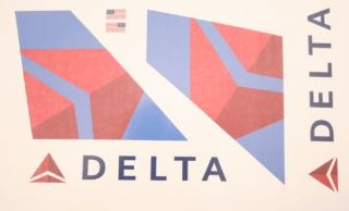 Lego City Custom Delta Airlines Stickers for 3182 Passenger Plane