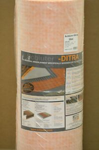 Ditra Tile Underlayment Schluter 165 thru 323 Sq ft Rolls 5 Sq ft