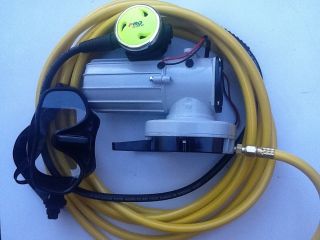 12v Electric Hookah Diving AIR COMPRESSOR yacht boat cleaning gold
