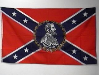 3x5 Robert E Lee Confederate Flag Rebel Dixie New F503