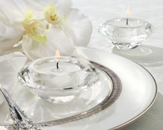 48 Crystal Diamond Shaped Tea Light Holder Wedding / Bridal Shower