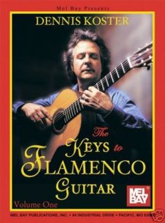 Keys to Flamenco Guitar Dennis Koster Book CD New