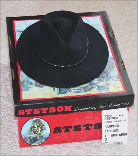 Stetson Gun Club Diamond Jim 4X Fur Cowboy Hat 7 3 8