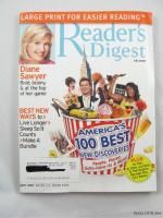 Readers Digest Large Print Magazine May 2007 Diane Sawyer Etc