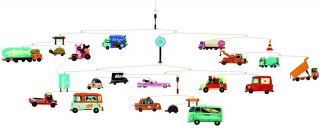 Djeco Traffic Cars Truck Automobile Hanging Baby Mobile