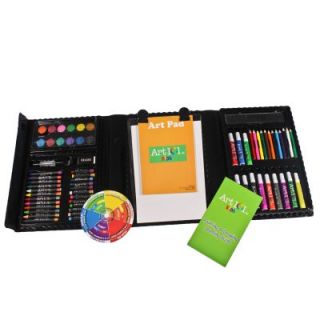 Art 101 Kids 78 PC Set Learn to Paint Draw Oil Pastels Water Color