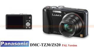 Panasonic LUMIX DMC TZ30/ZS20 (Black) +class 10 16GB + Camera Case