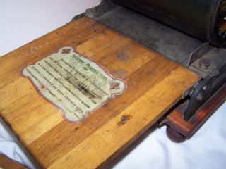 Antique Vintage Edison Rotary Mimeograph Machine No 75