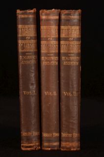 1877 3VOL The Fall of Somerset William Harrison Ainsworth First