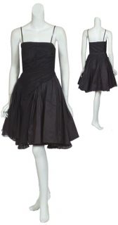 Voluminous Didier Ludot Black Lace Dress $3750 8 New