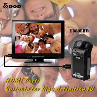 DOD F880LHD 920x1080 Full HD Car Camcorder DVR Recorder w Free 8g 120