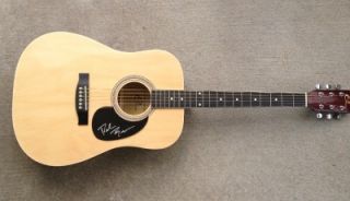Dierks Bentley Signed Autographed Fullsize Natural Acoustic Guitar 5 1