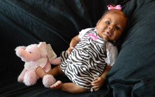 Precious Ethnic African American Reborn Baby Girl OOAK