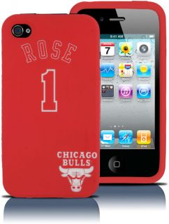 Derrick Rose Chicago Bulls Varsity Jacket Silicone Cover iPhone 4