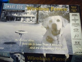 INNOTEK Smart Dog WIRELESS FENCE Self Charging Solar Transmitter WF