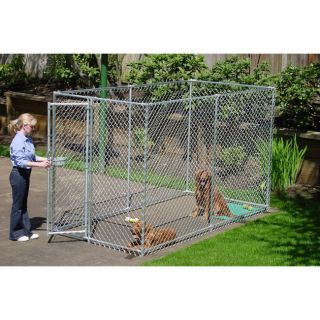 Lucky Dog Galvanized Chain Link Box Pet Kennel 5 x 10 CL 61098 Brand