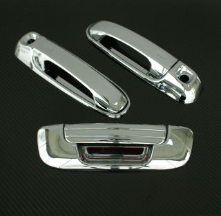 2002 2008 Dodge RAM 3DR Chrome Door Handle Tailgate Cover