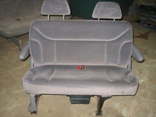 Dodge Caravan Seat Seats Bench Second 2nd Row