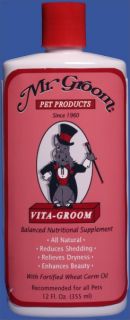 Mr. Groom Vita Groom 12 oz for DOGS $17 value