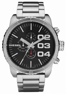 Diesel Chronograph Advanced Black Dial Mens Watch DZ4209