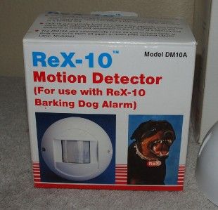 Robodog x10 Barking Dog Alarm w Remote w 2 Out Door Motion Sensors