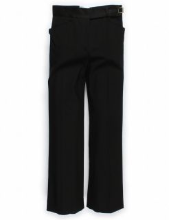 Dolce Gabbana Stretch Wool Black Trousers Sz EU Pants Trouser Wide Leg