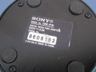 Sony TDM IP10 Digital Media Port Adapter Dav HDX501W Hav HDX589W