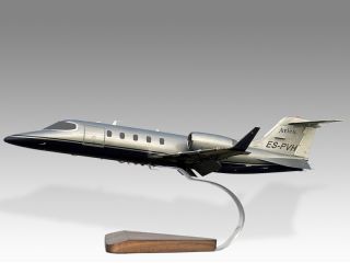 Learjet 31A Avies Wood Desktop Airplane Model